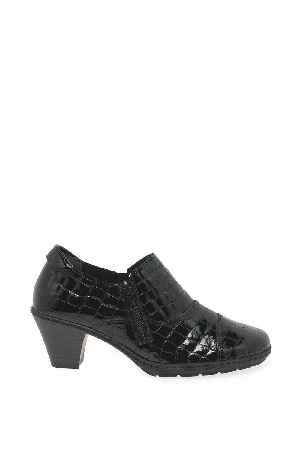 Rieker Rieker Women's 'Tease' High Cut Court Shoes in True Black