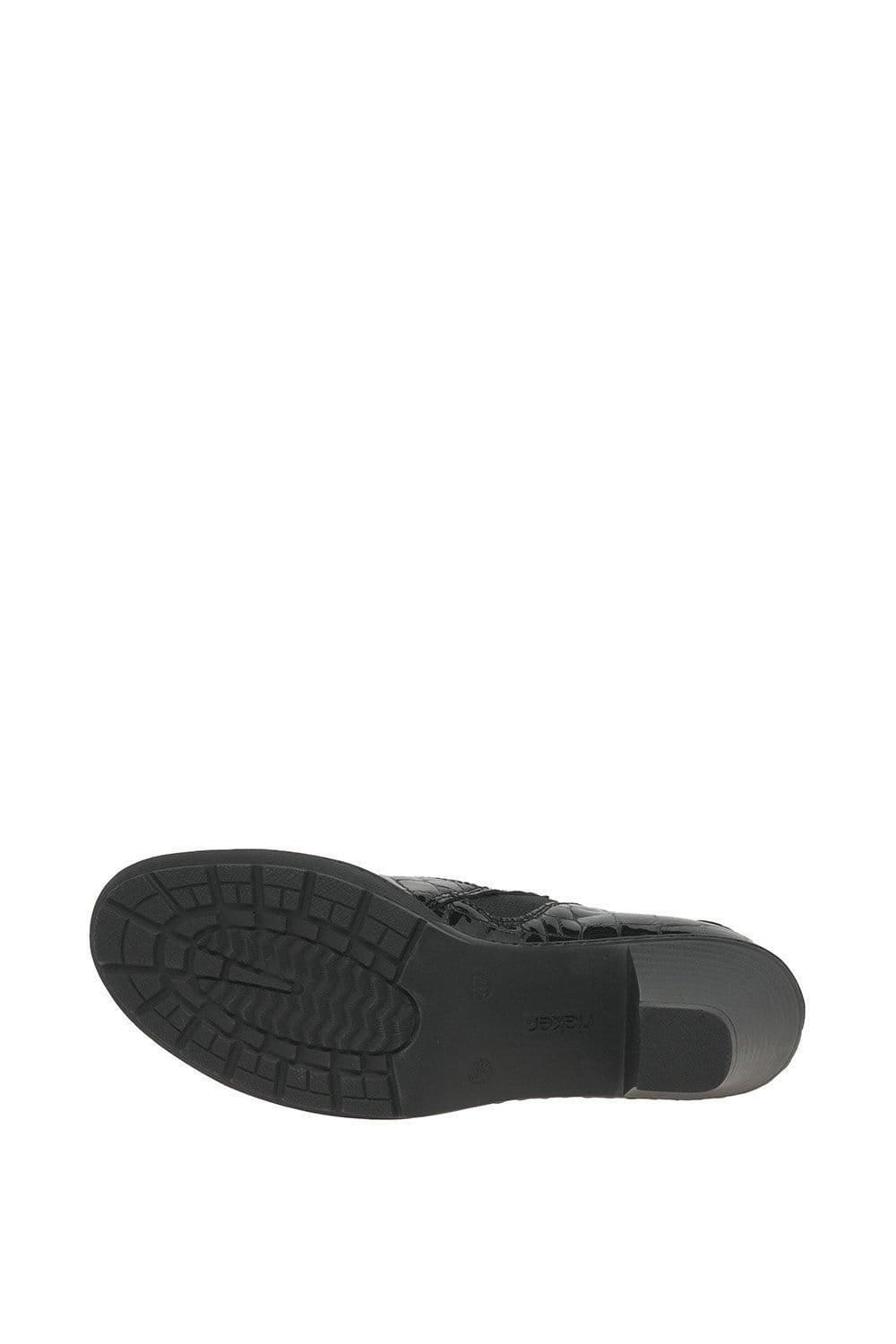 Rieker Rieker Women's 'Tease' High Cut Court Shoes in True Black - 4