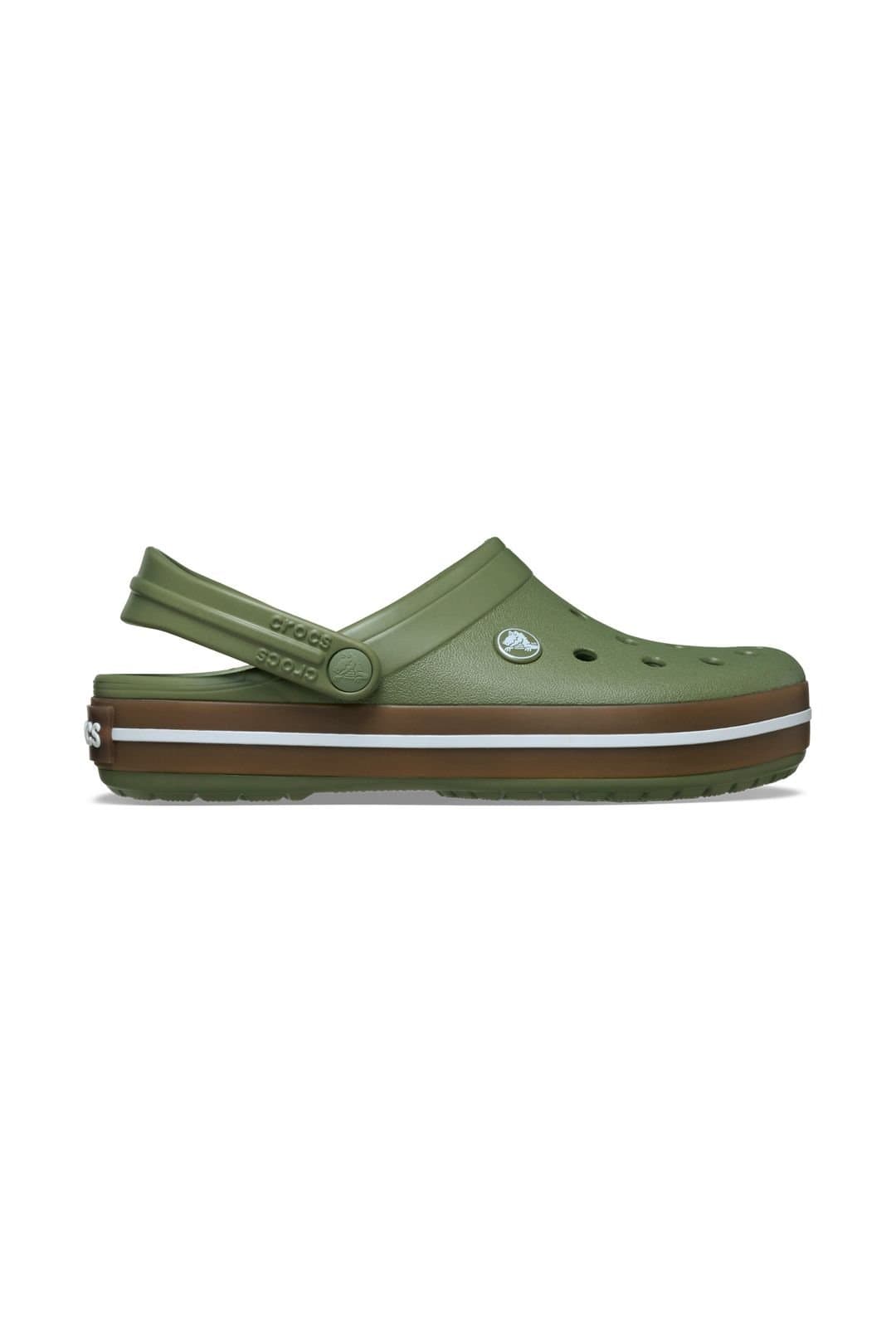 Debenhams Debenhams Green Croc Band Gum Sole Cargo Sandals