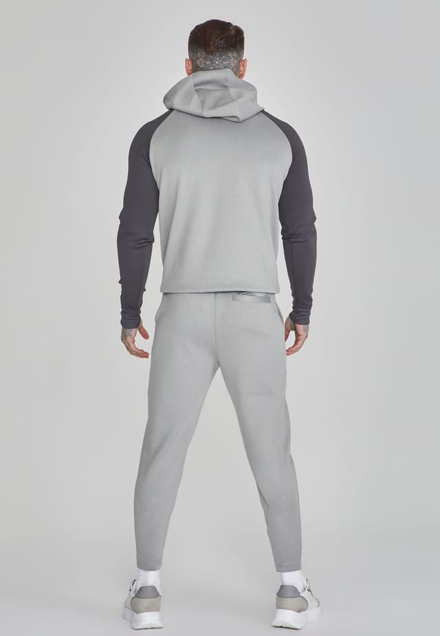 SikSilk SikSilk Men's Muscle Fit Hoodie in Grey - 3