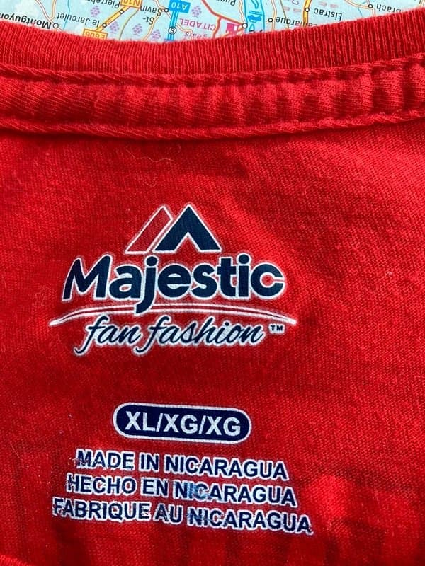 Majestic A Red Cardinals T-Shirt By Majestic Fan Fashion Size S-M Male, 14-16 Female