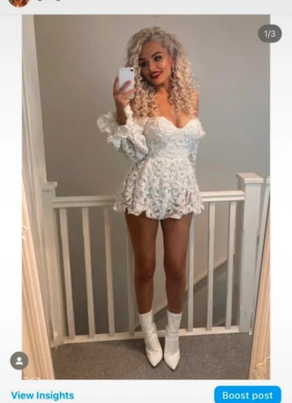 ASOS ASOS luxe ruffle lace Bardot playsuit