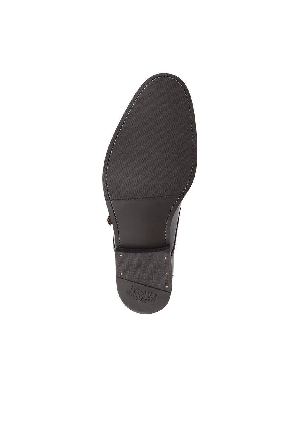 Jones Bootmaker Jones Bootmaker Men's Aidan Goodyear Welted Leather Monk Shoes in Black - 4