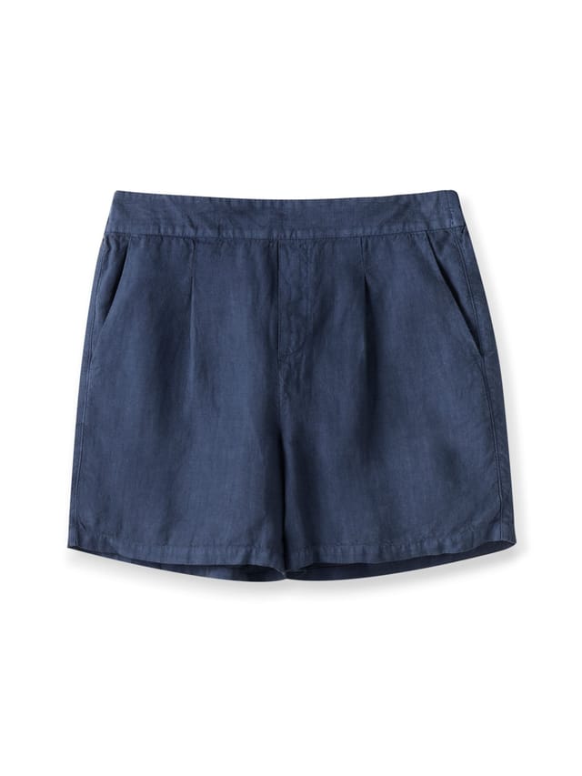 Celtic & Co Celtic & Co Women's Pull On Shorts in Mid Navy - 2