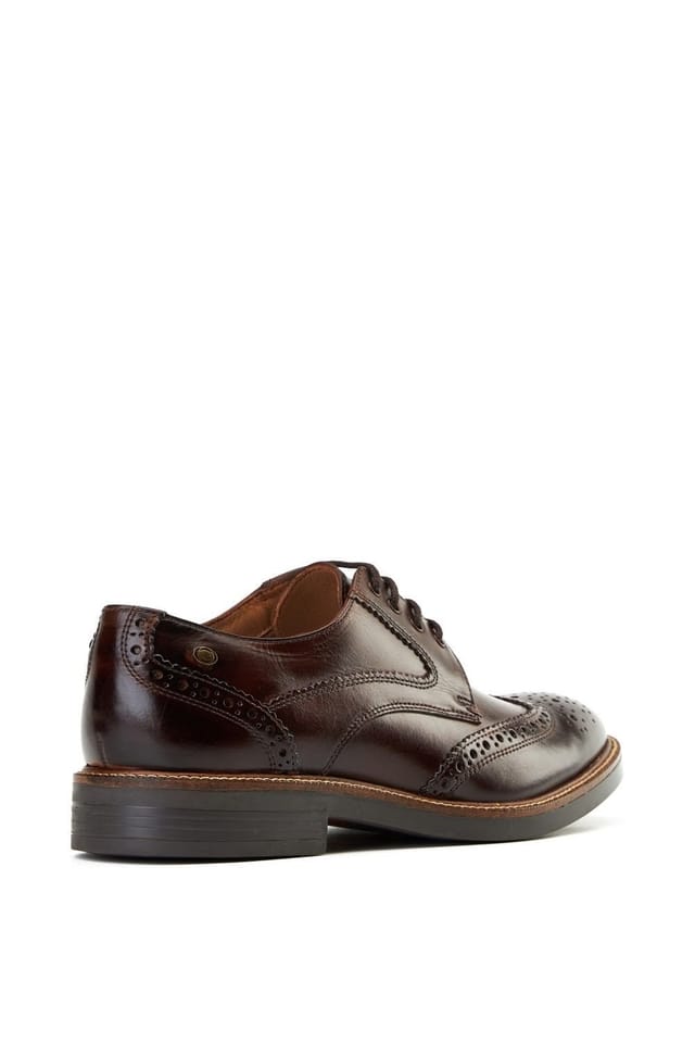 Base London Base London Men's York Brogue Shoe in Brown - 2