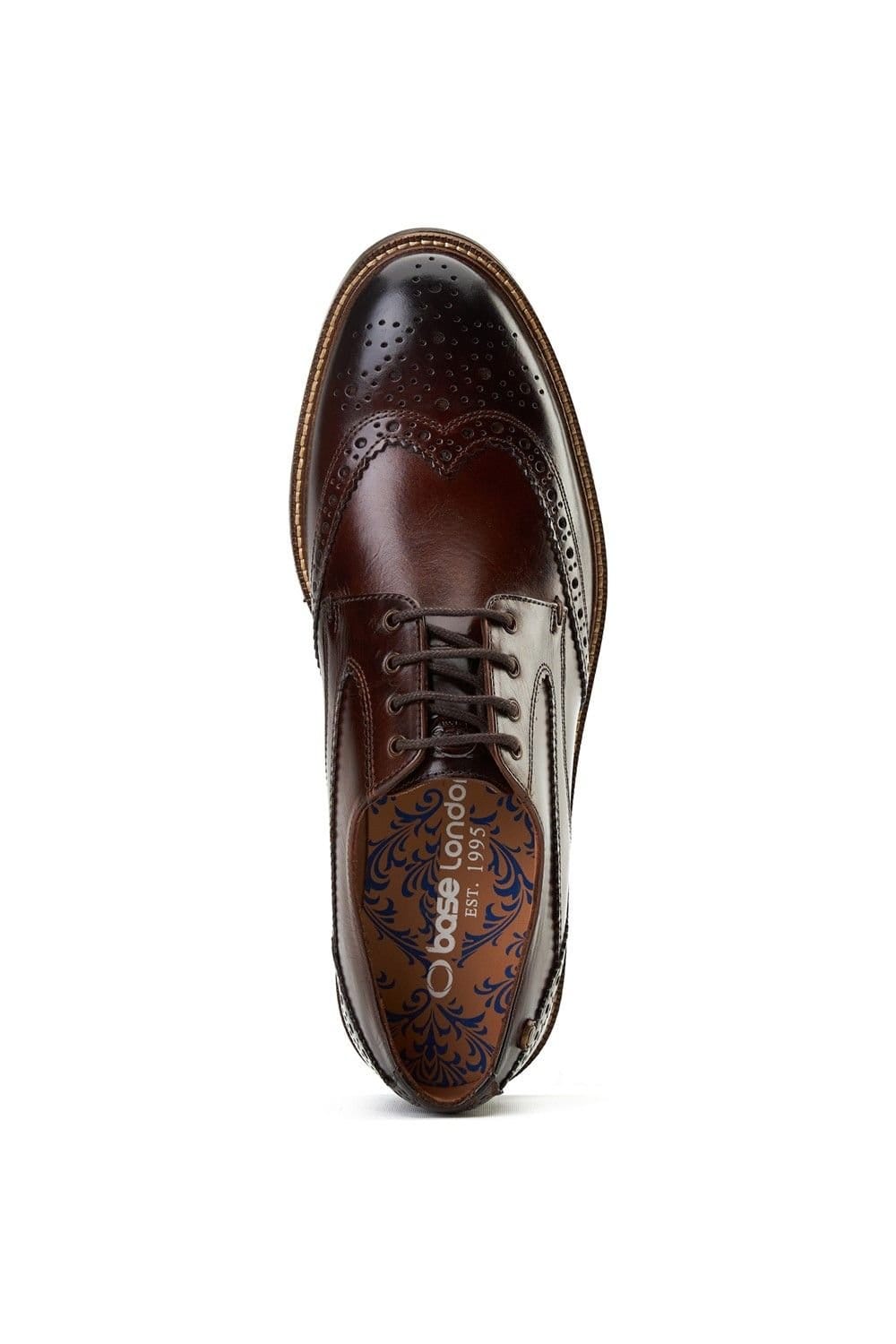 Base London Base London Men's York Brogue Shoe in Brown - 4