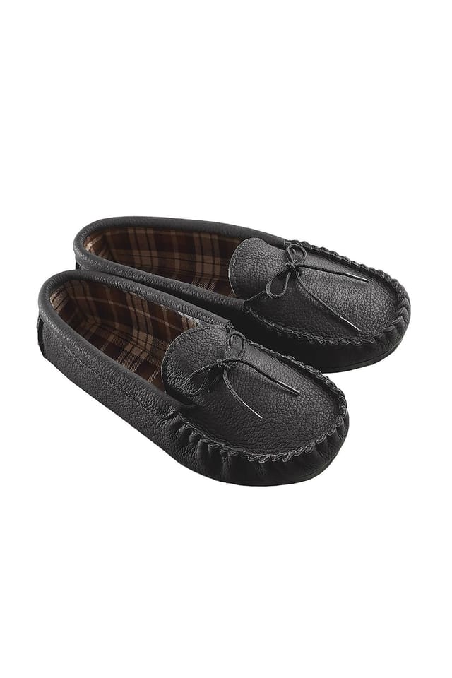 Celtic & Co Celtic & Co Men's British Golf Moccasins in Black - 2