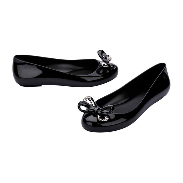 Melissa Shoes Melissa Shoes Women's Sweet Love Glam Ballet Pumps in Black - 2