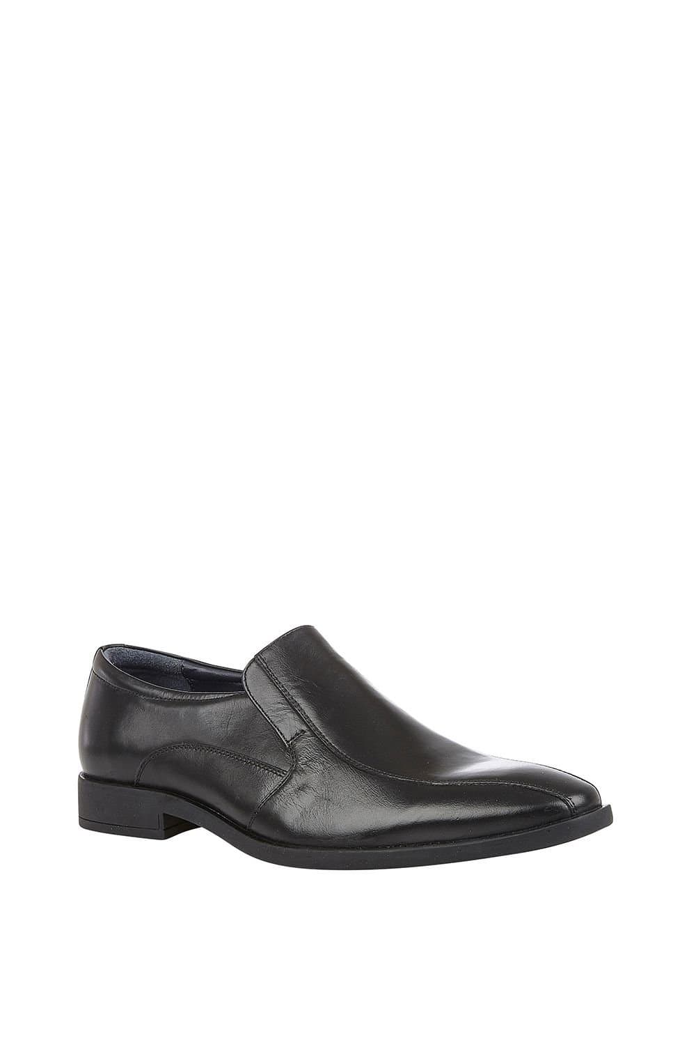 Lotus Lotus Men's Black 'Gerald' Leather Loafers