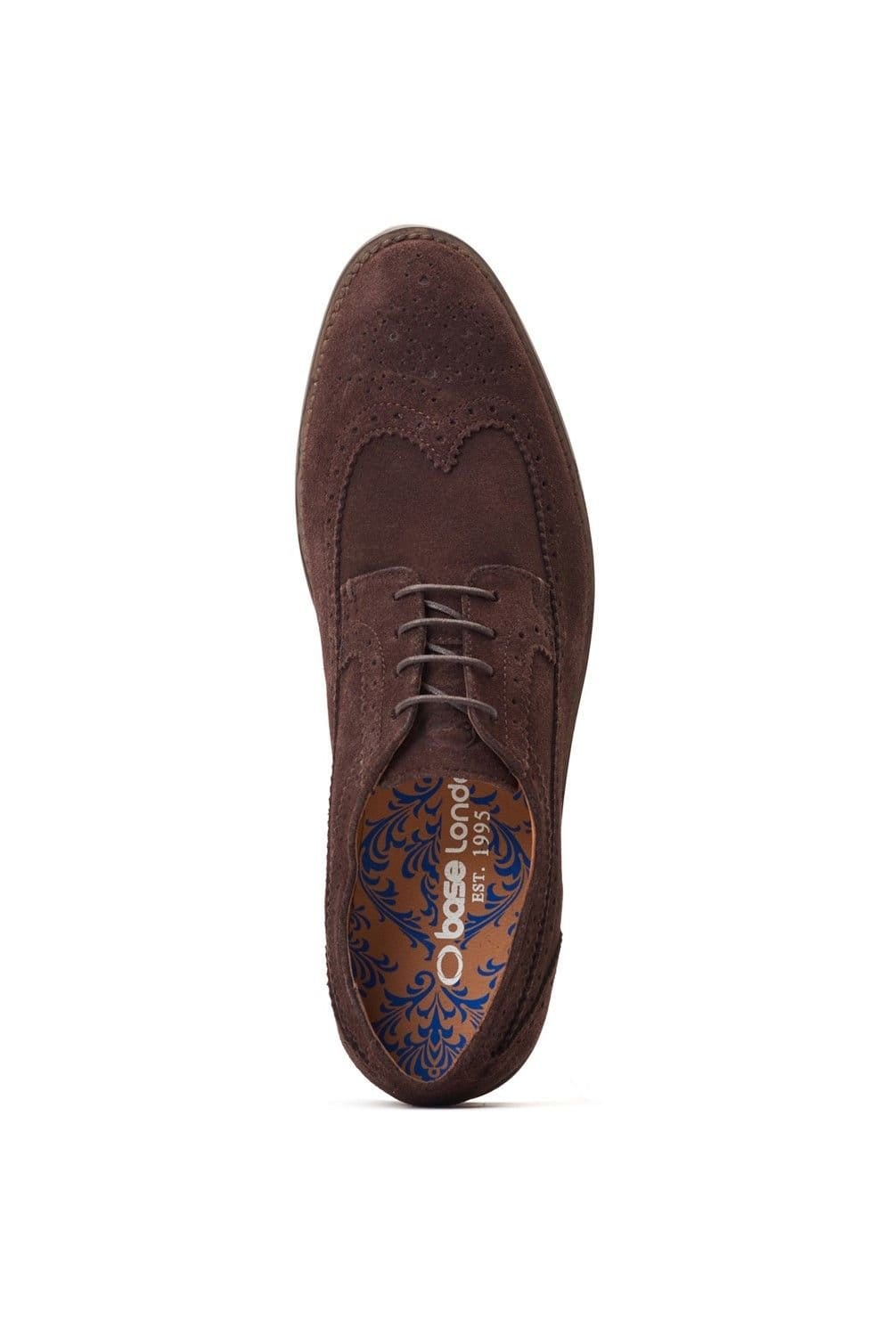 Base London Base London Men's Twain Brogue Shoe in Brown - 4