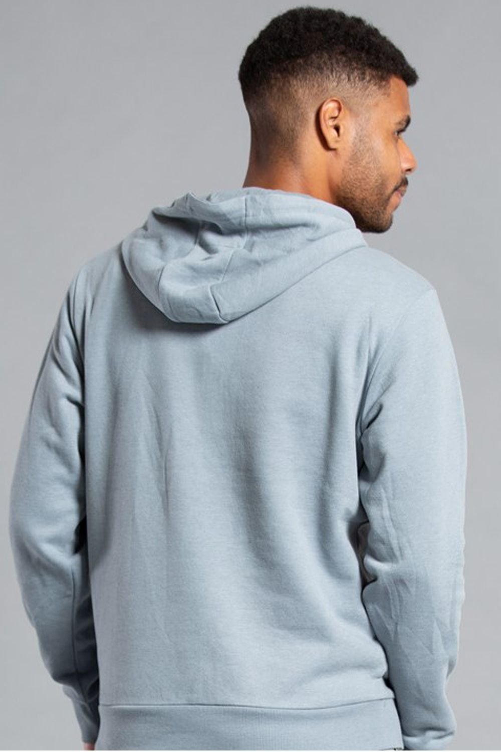 Tokyo Laundry Tokyo Laundry Men's Cotton Blend Hoody with Neck Zip Fastening in Grey - 2