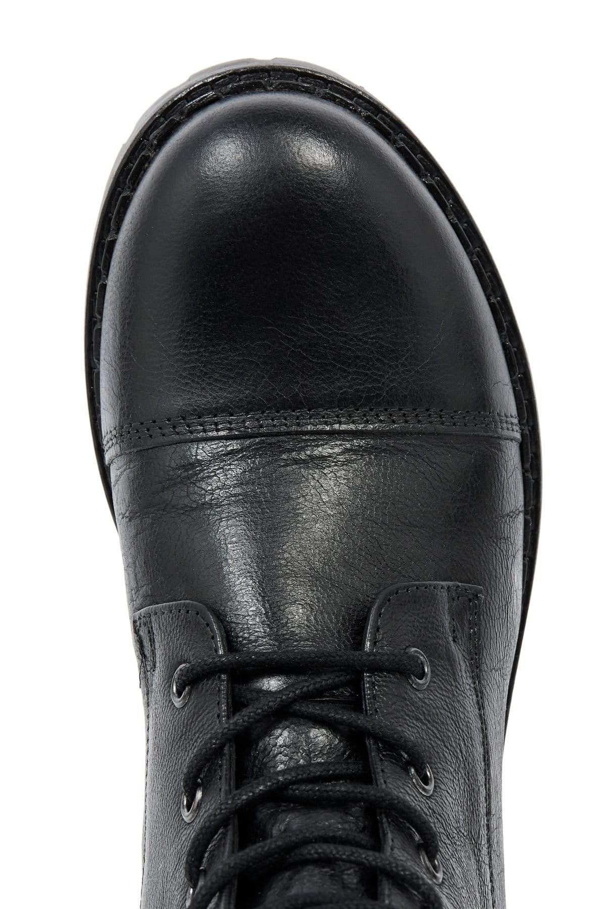 Celtic & Co Celtic & Co Women's Tall Ankle Lace Up Boot in Black - 4