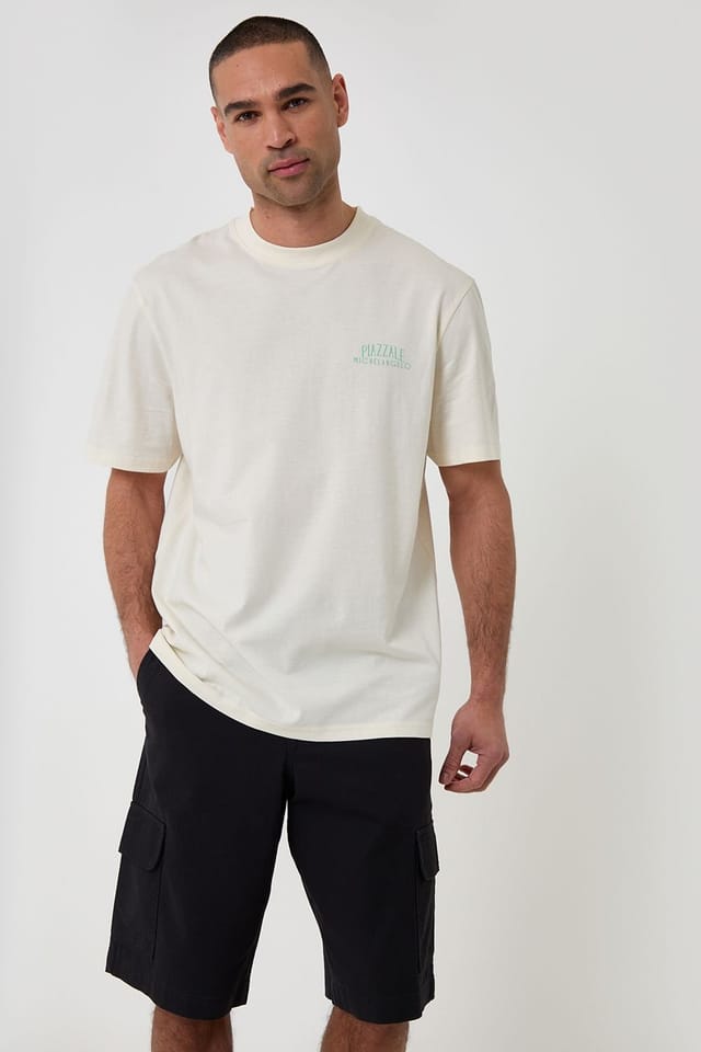 Threadbare Threadbare Men's Baggy Fit Cotton Cargo Shorts in Black - 3