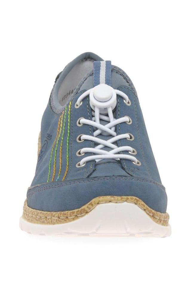 Rieker Rieker Women's 'Ripple' Trainers in Light Blue - 2