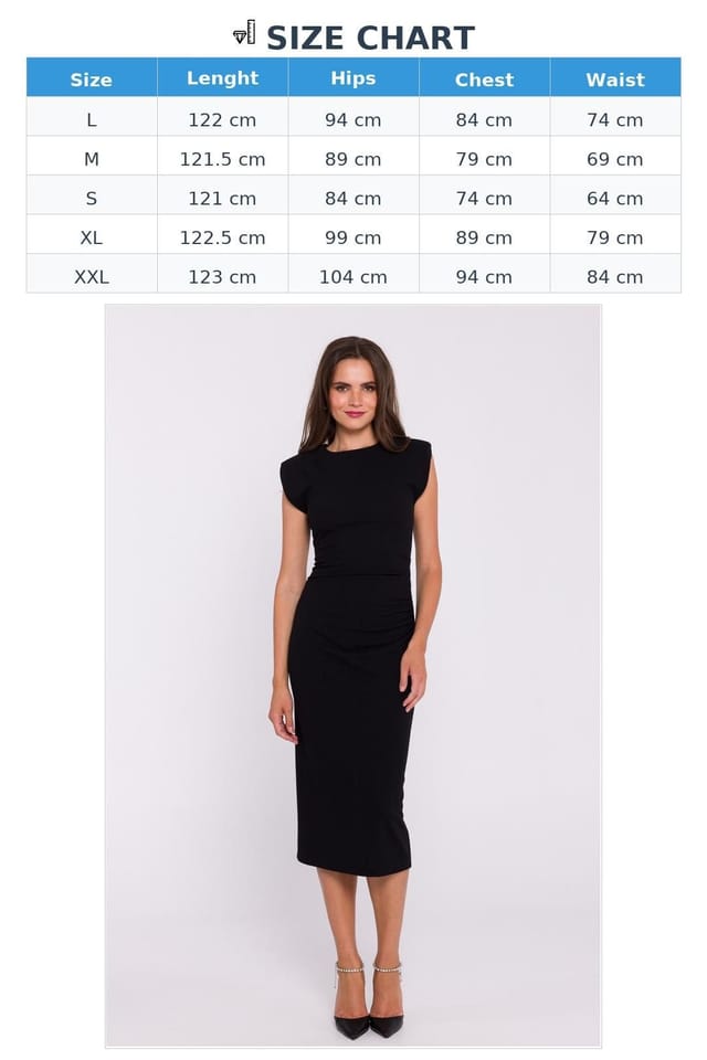 Love Lace Love Lace Women's Minimalist Stretch Knit Tube Midi Dress Style 201100 in Black - 3