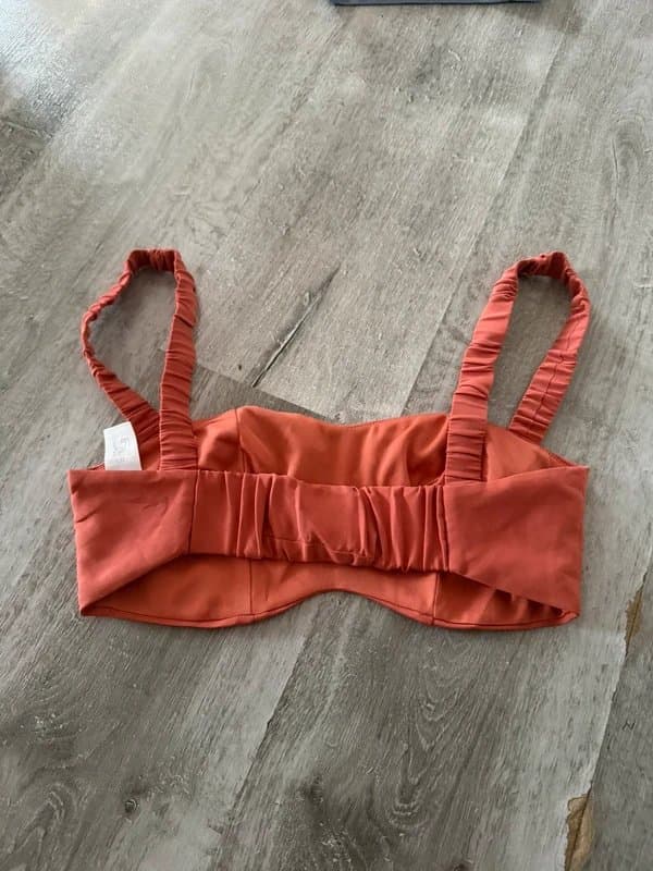 ASOS ASOS luxe orange corset top