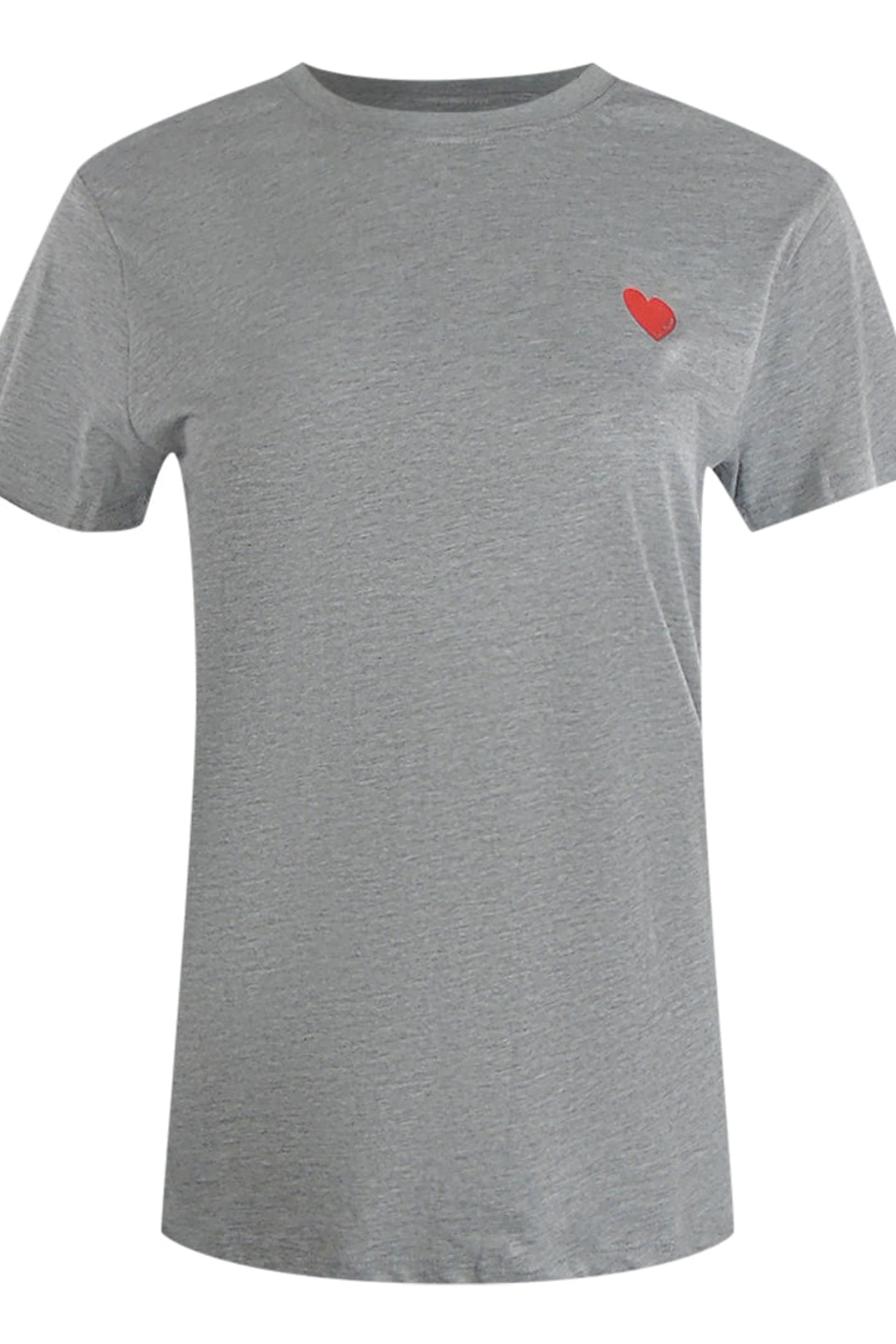 Love Moschino Love Moschino Women's Short Sleeve Round T-shirt in Grey