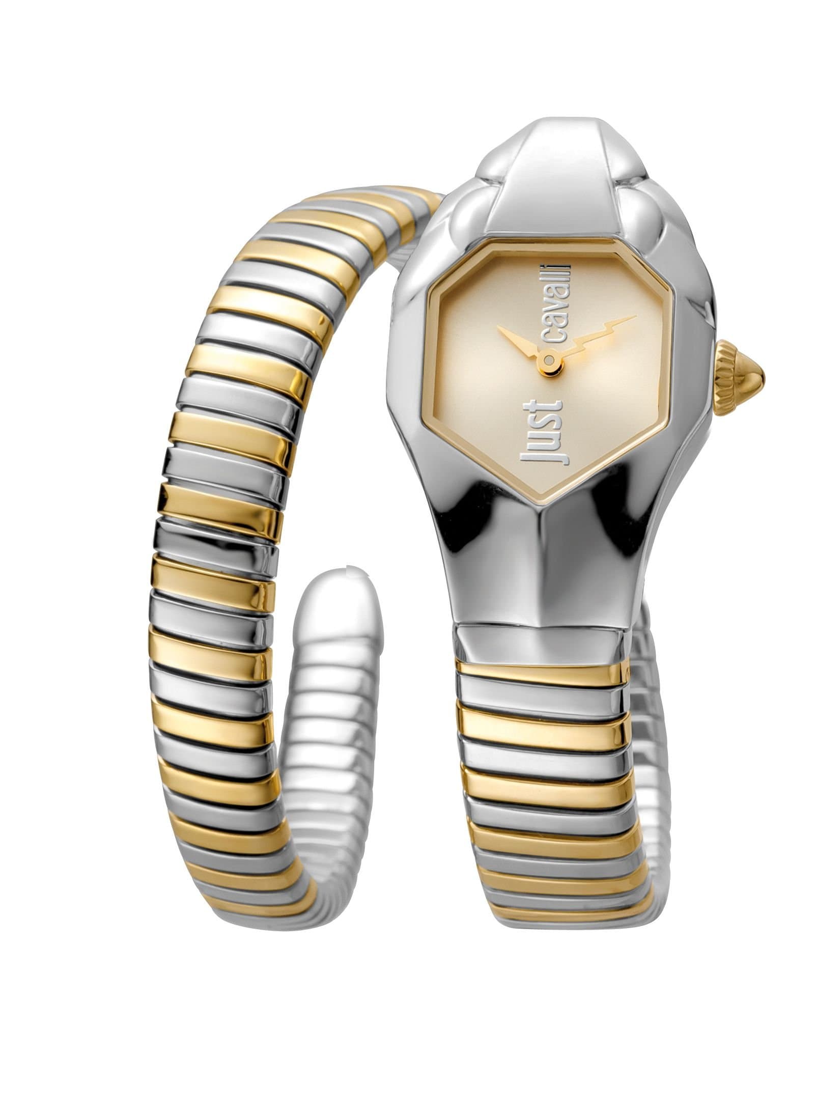 Just Cavalli Just Cavalli Women's Glam Chic Septagon Watch in Silver