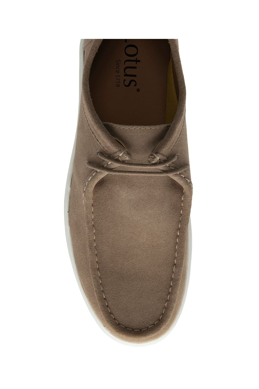 Lotus Lotus Men's 'Declan' Lace-Up Shoes in Stone - 4