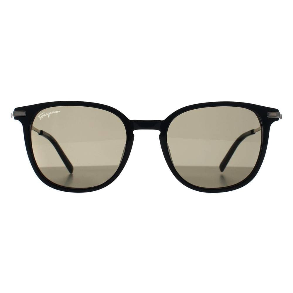 Salvatore Ferragamo Salvatore Ferragamo Men's Round Black Green Grey SF1015S
