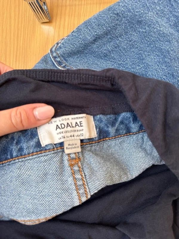 New Look New Look Adalae wide leg maternity jeans UK 14