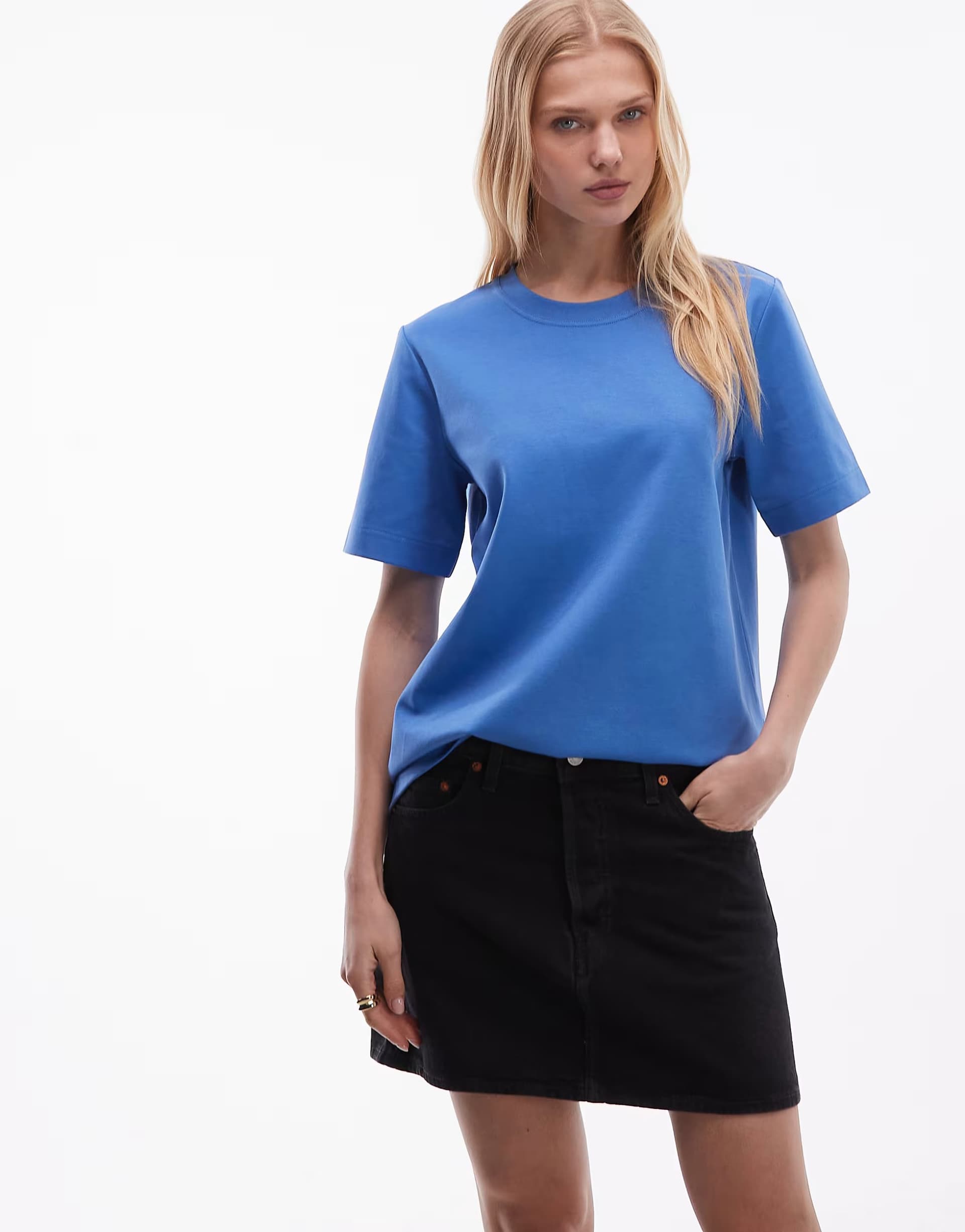 ASOS Levi's Icon denim mini skirt in washed black