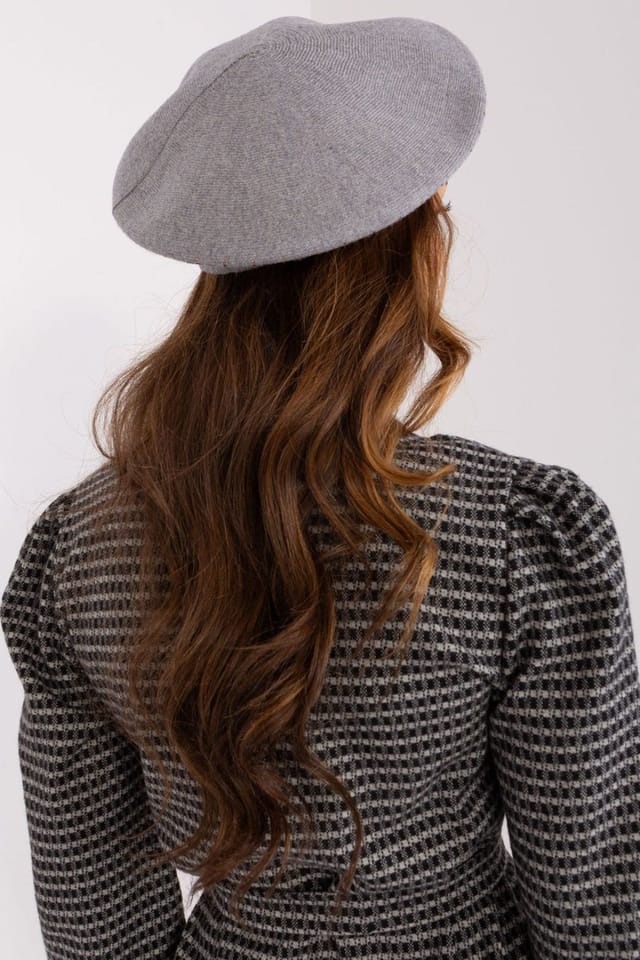 Love Lace Love Lace Women's Modern Wool Beret Hat Soft Warm Classic Style Headwear Everyday in Grey - 3