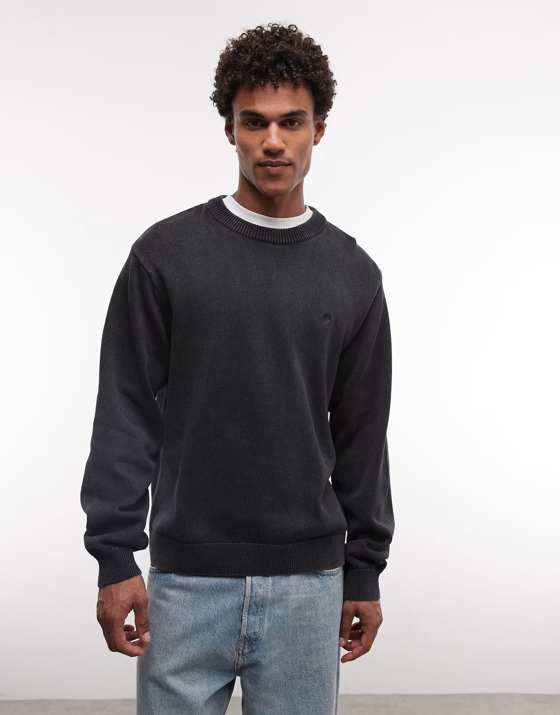 Carhartt WIP Black Crew-Neck Jumper
