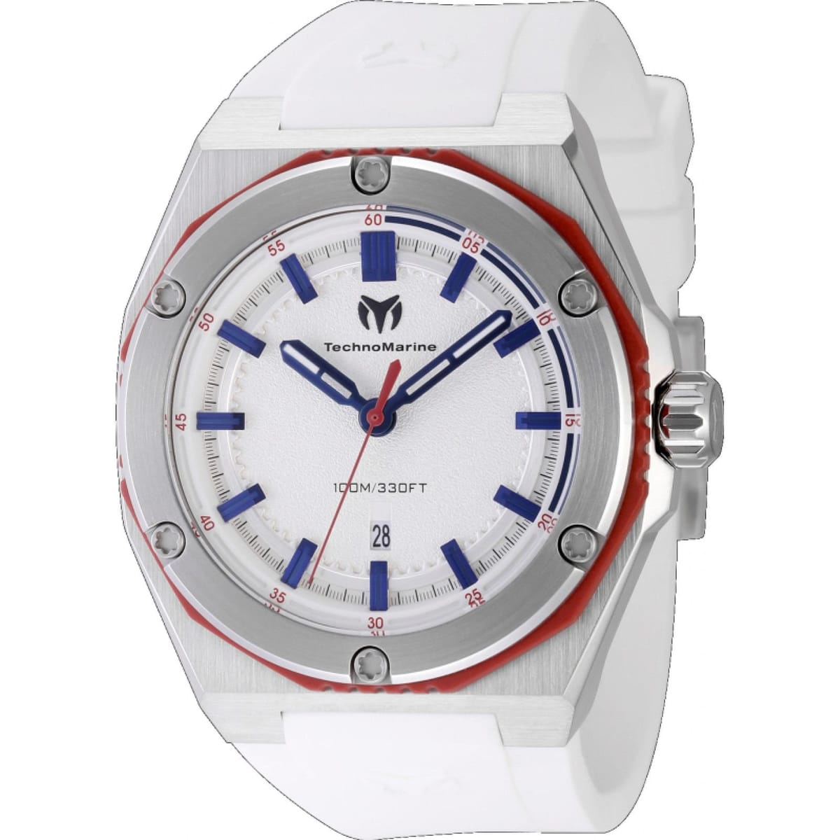 TechnoMarine TechnoMarine Men's TM-416066 Coral Legacy 45mm Quartz Watch in White - 1