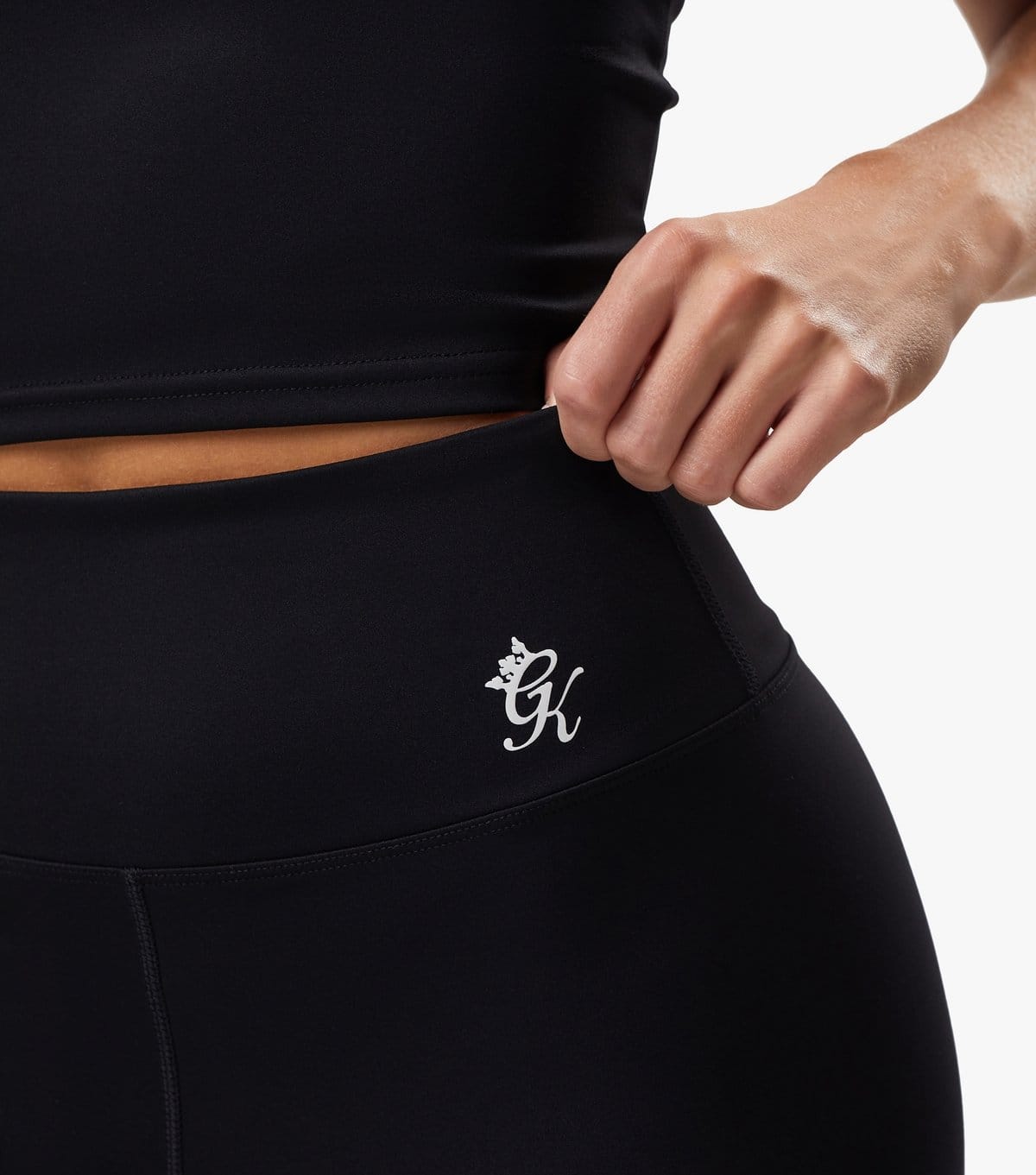 Gym King Women's Black Classic Leggings Gym King New Look - 4