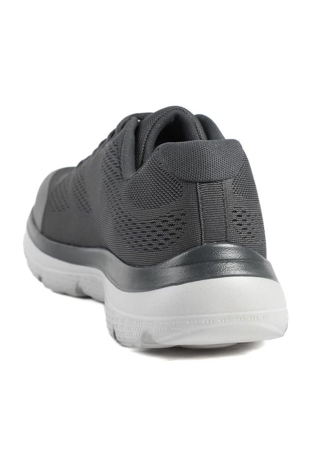 Pavers Pavers Men's Wide Fit Memory Foam Lace Up Trainers in Grey - 3