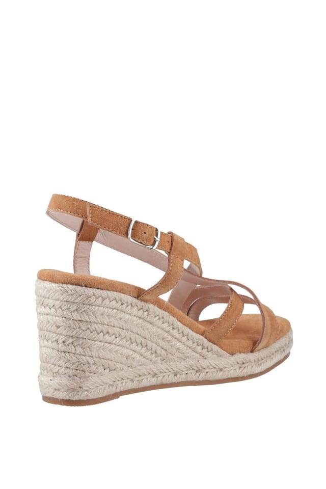 Hush Puppies Hush Puppies Women's Jenny Espadrille Wedge Sandal in Tan - 2