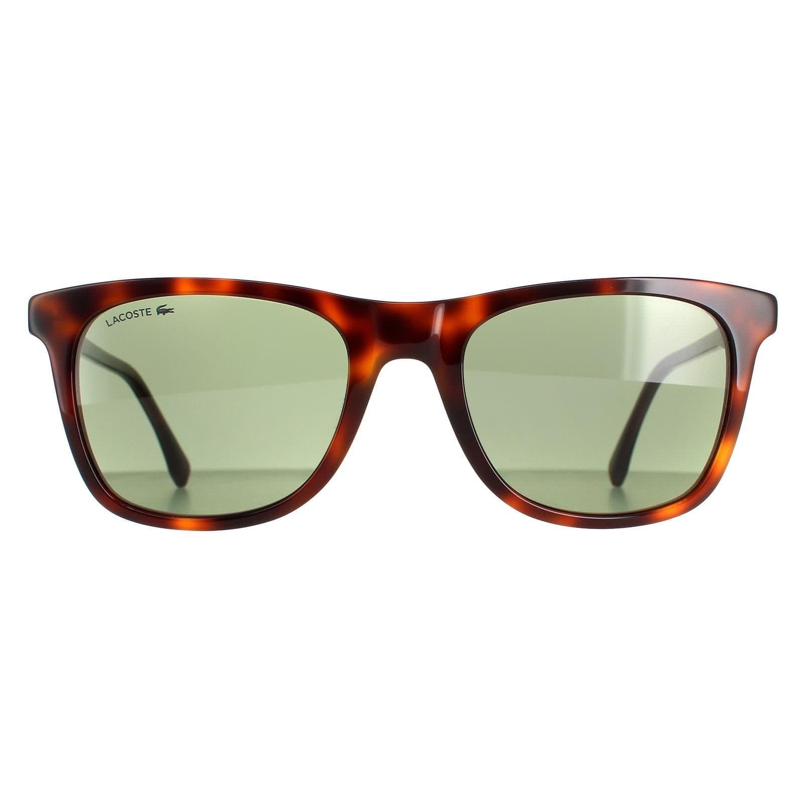 Lacoste Lacoste Men's Square Dark Havana Green L933S in Brown