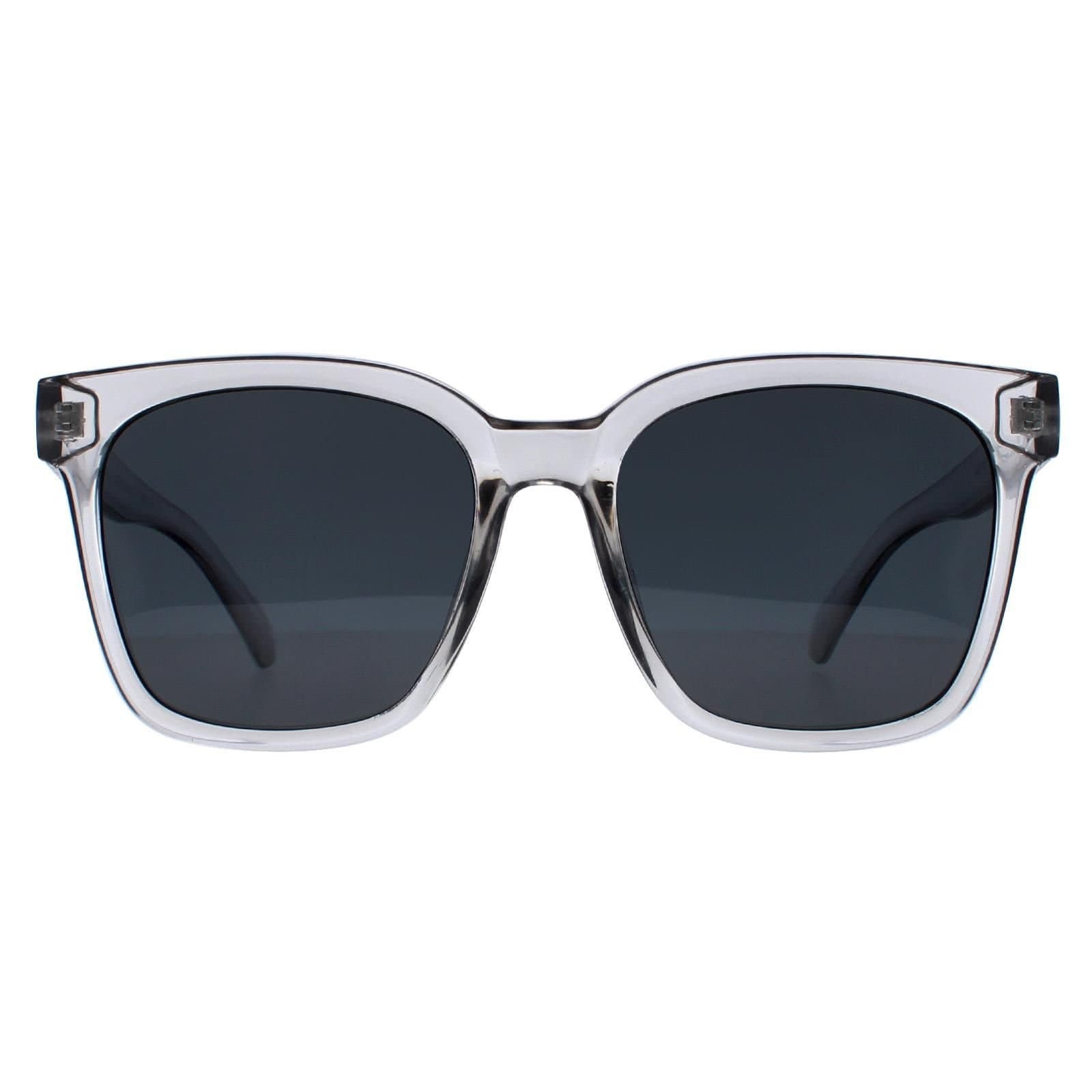 montana montana Men's Square Shiny Clear Grey Grey Polarized MP72