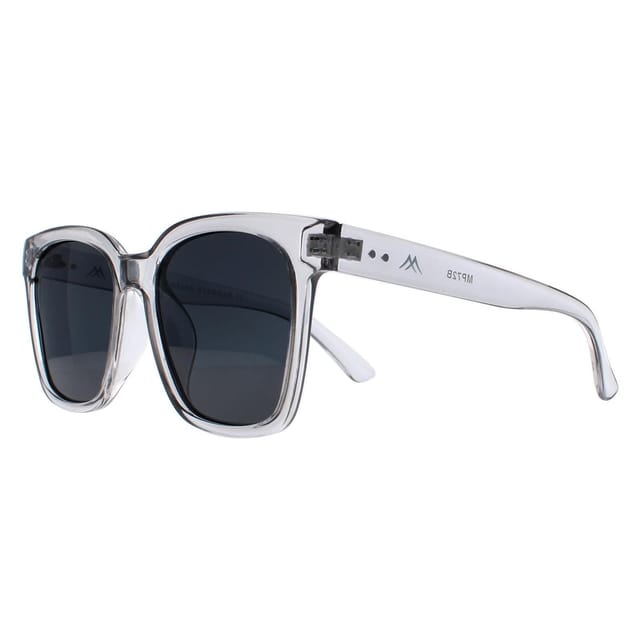 montana montana Men's Square Shiny Clear Grey Grey Polarized MP72 - 2