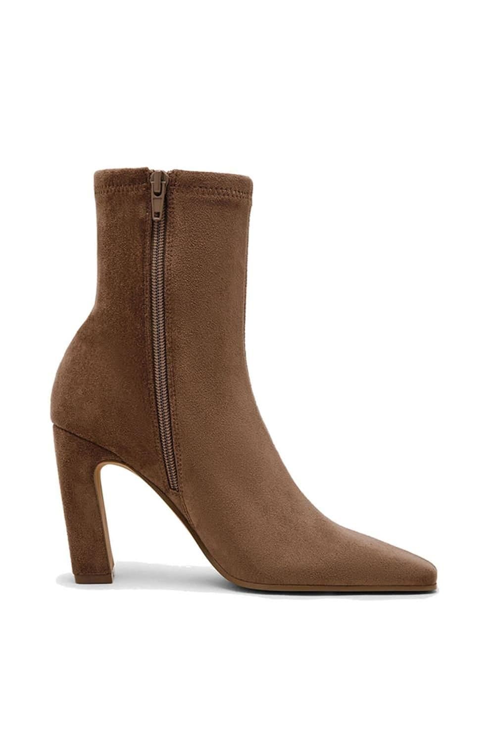 Steve Madden STEVE MADDEN Women's 'Vinka Boot Taupe' Fabric Boots in Taupe