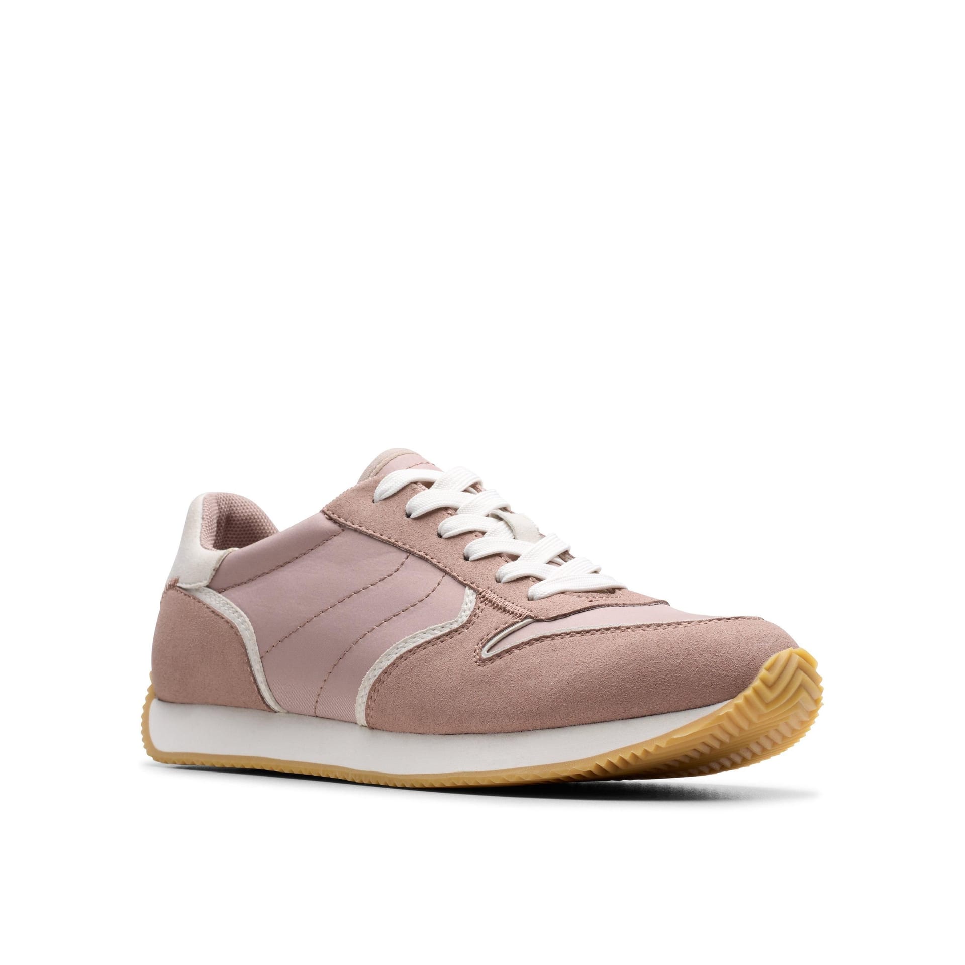 Clarks Clarks Women's Teirra Run Mauve Trainers in Pink - 4