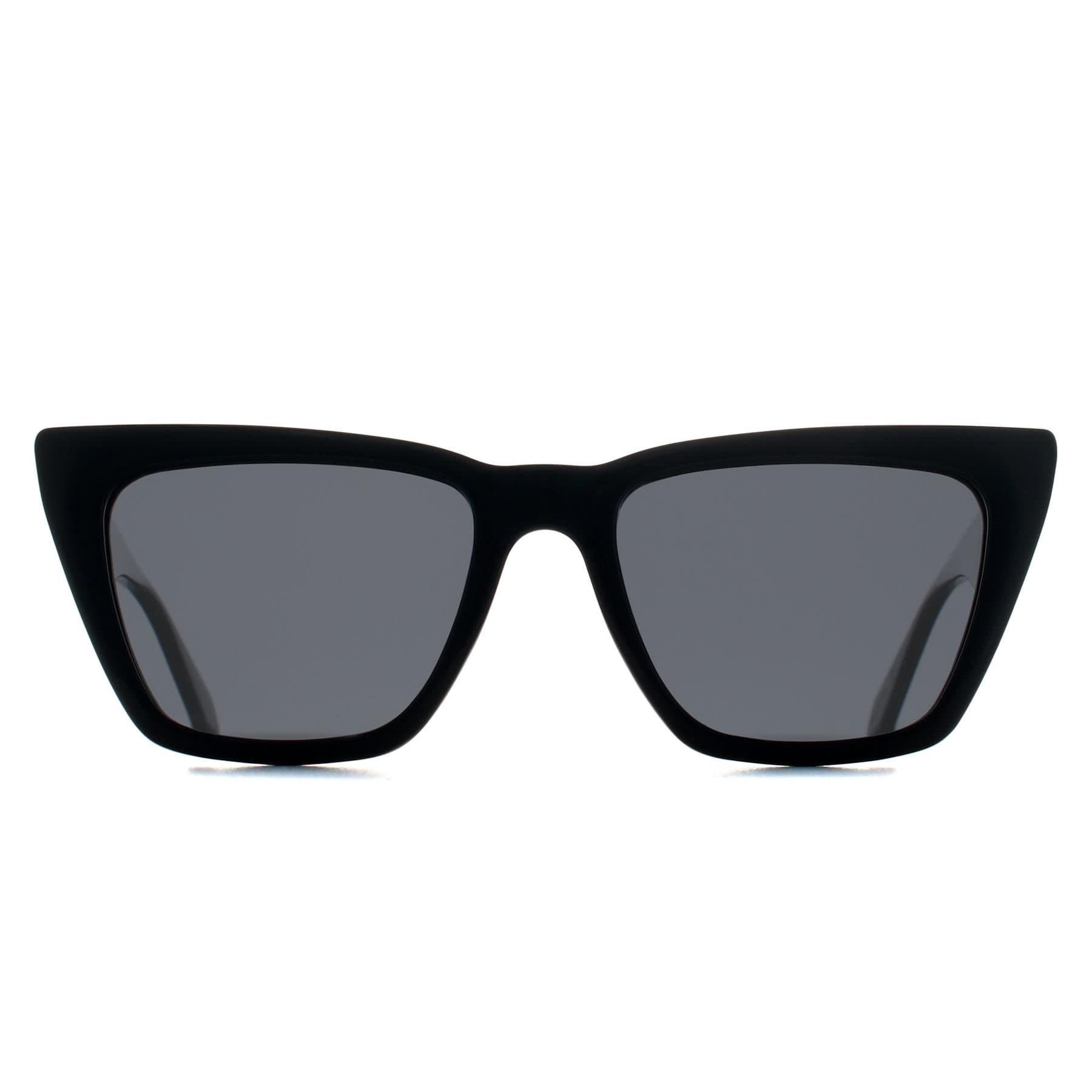 Quay Quay Women's Cat Eye Black Smoke Polarized Call The Shots