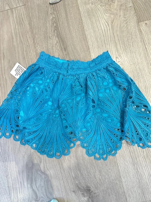 Luxe Skirt aqua blue - 1