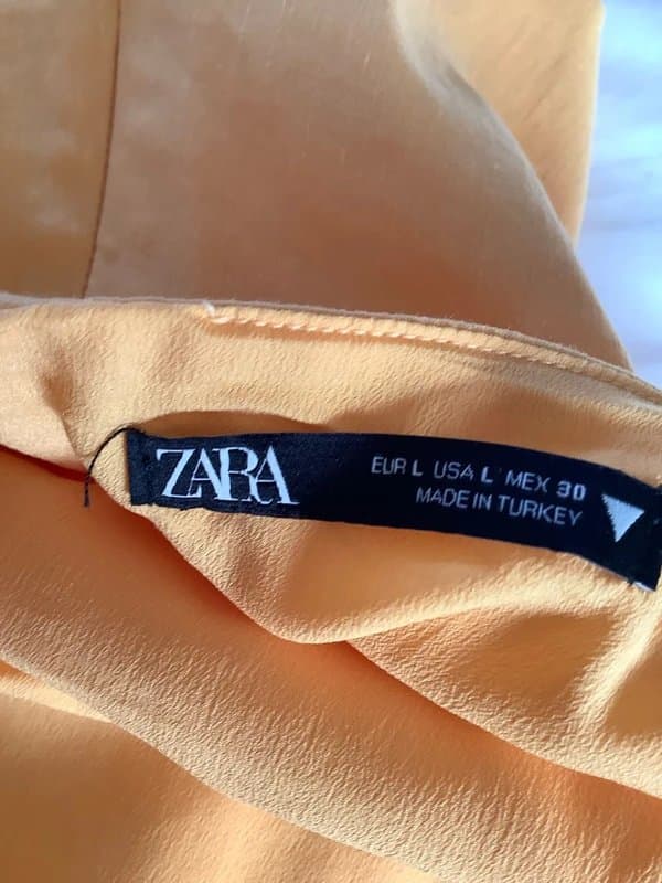 Zara Linen Maxi Halter Neck Dress