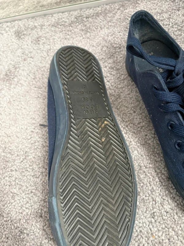 New Look New Look Blue Plimsoles