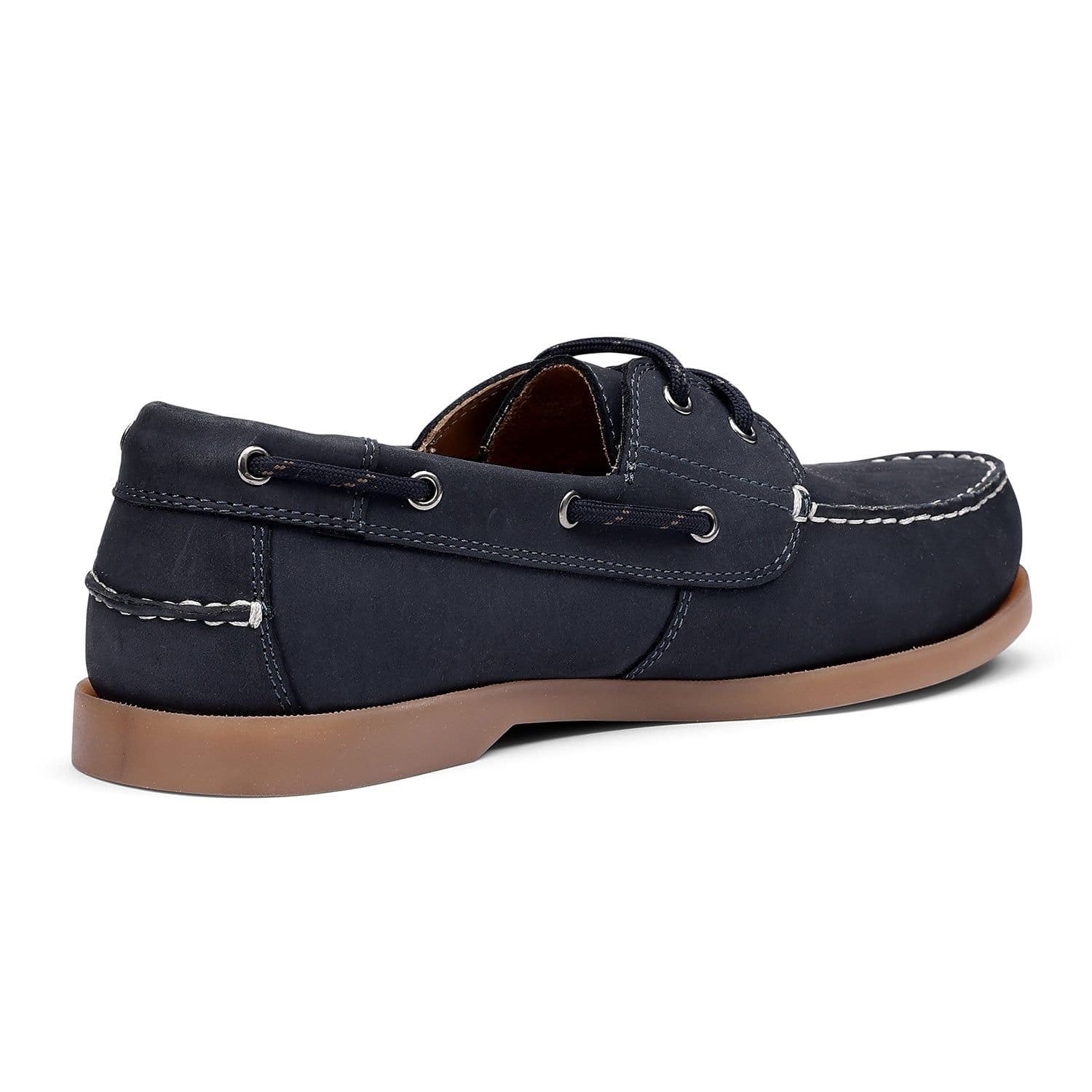 Hotter Hotter Men's 'Boom' Classic Boat Shoes in Navy - 4