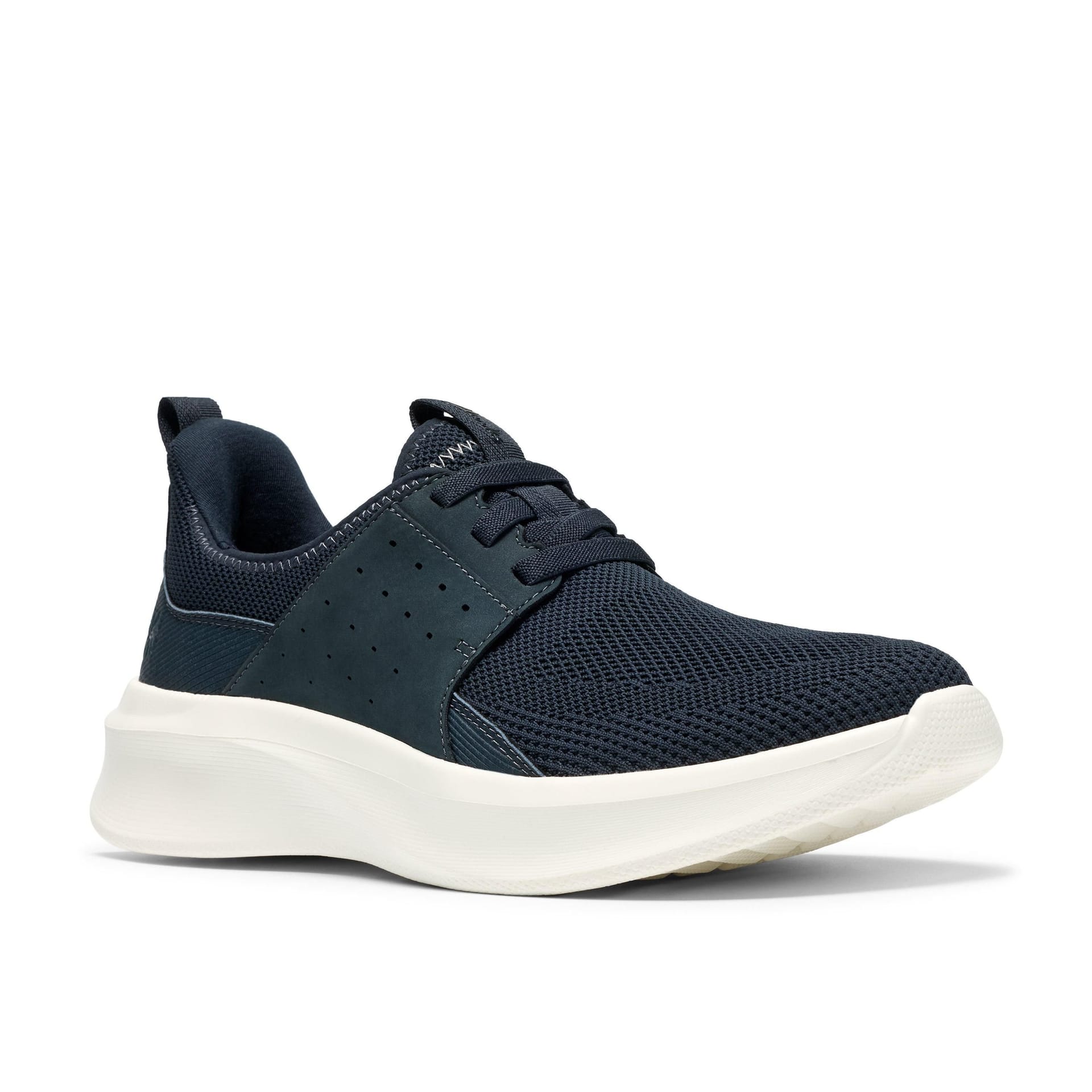 Clarks Clarks Men's Solevana Easy Navy Trainers, Lace Up in Blue - 4
