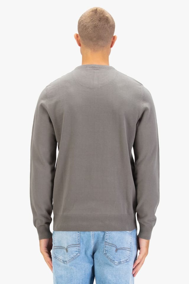 Luke 1977 Luke 1977 Men's Gerard 3 Knitted Jumper in Light Grey - 2