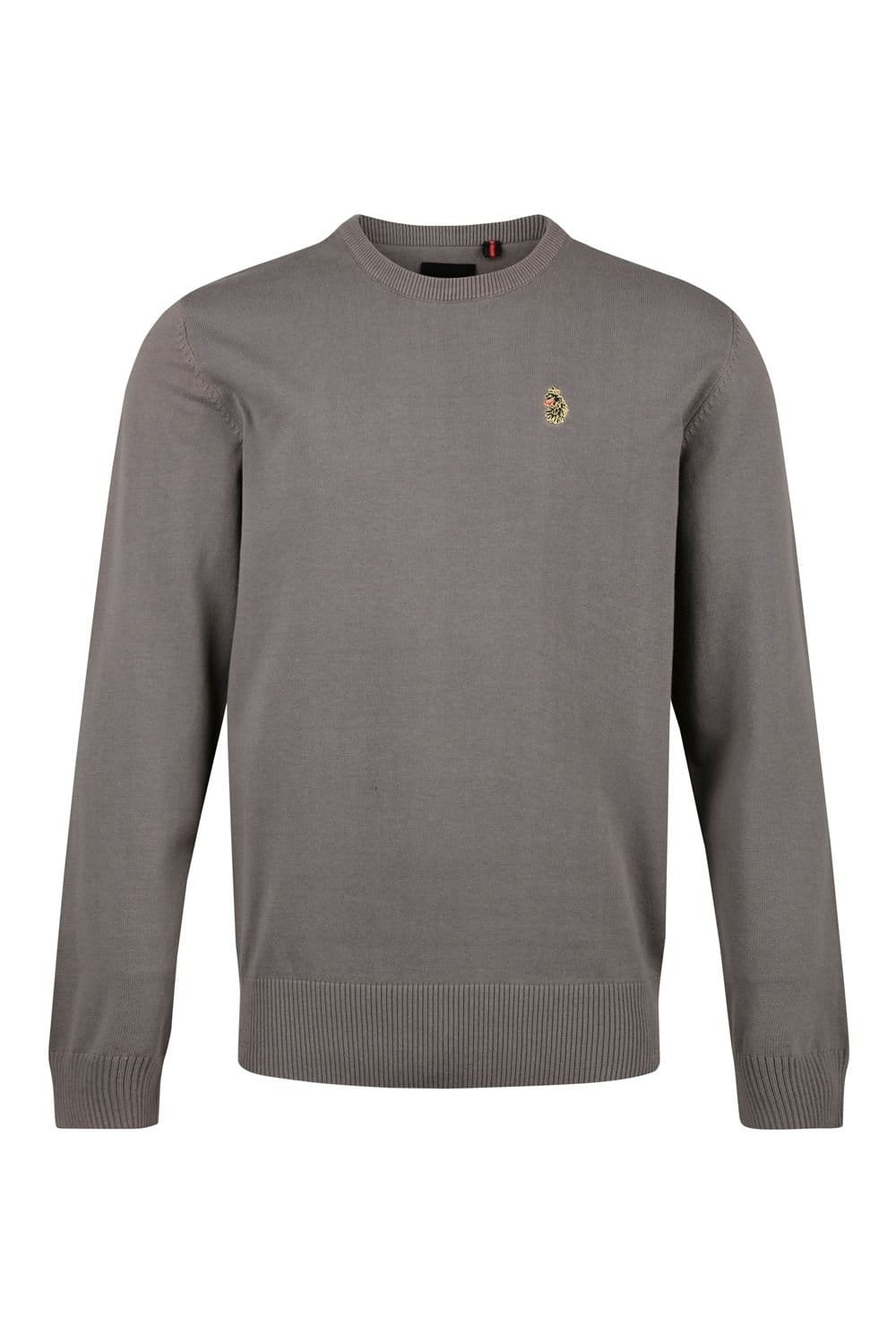 Luke 1977 Luke 1977 Men's Gerard 3 Knitted Jumper in Light Grey - 4
