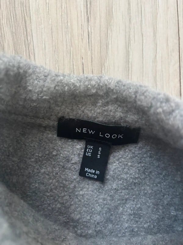New Look New Look grey crew neck knit vest - 1