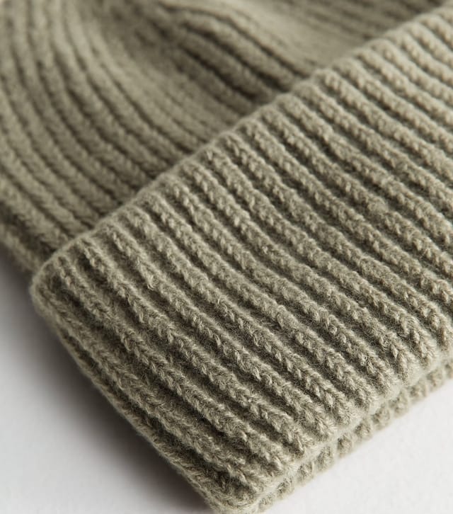 New Look Light Green Chunky Ribbed Knit Beanie New Look - 3