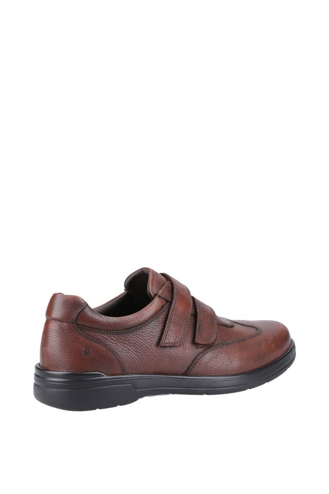 Hush Puppies Hush Puppies Men's 'Magnus' Classic Touch Fastening Shoes in Brown - 2