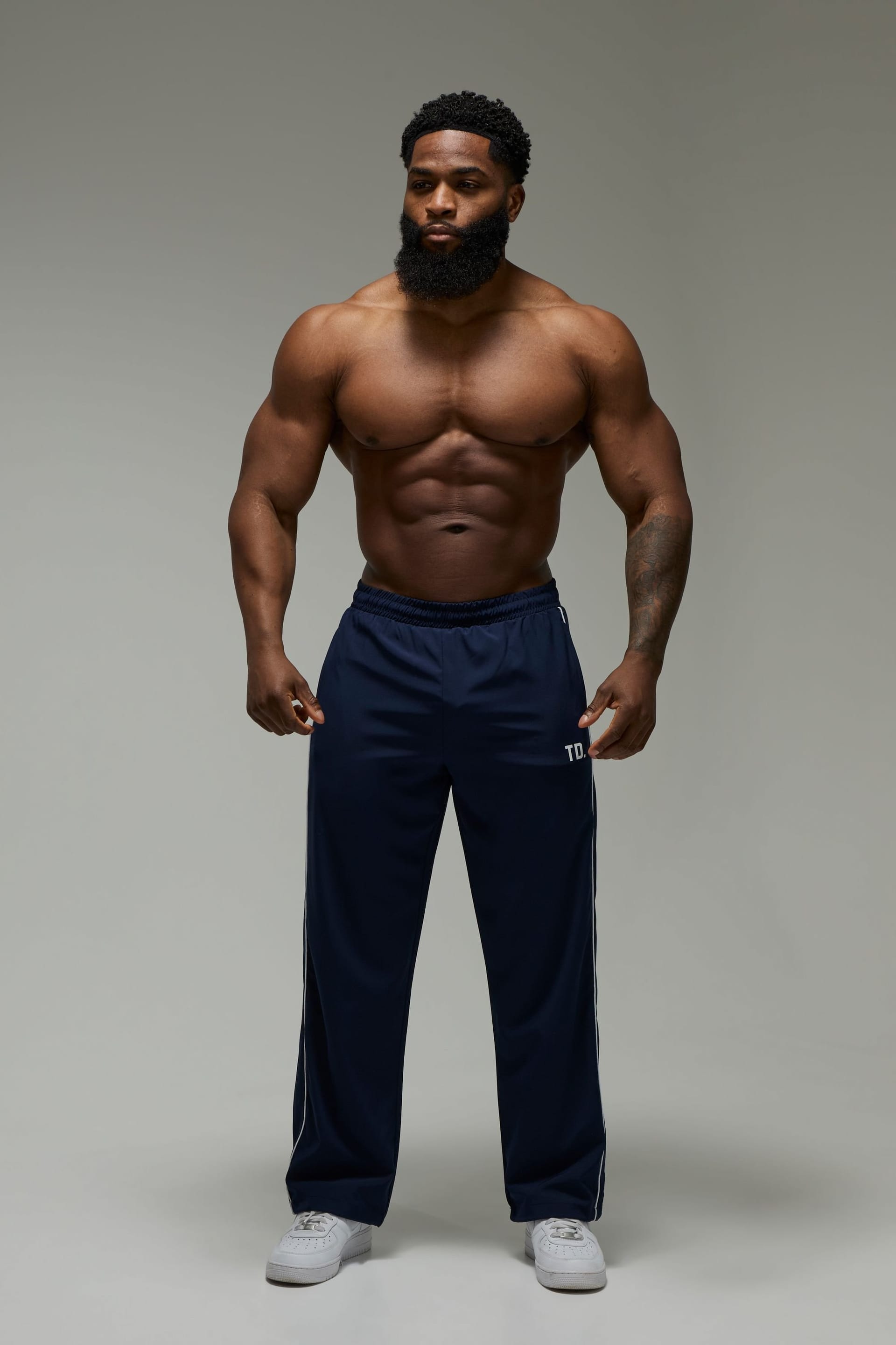 Training Dept. Training Dept. Men's Training Dept Straight Leg Woven Joggers in Navy - 4