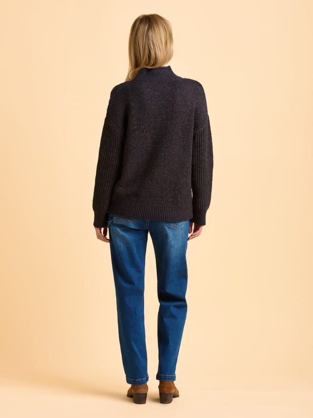 Brakeburn Brakeburn Women's Wilderness Jumper in Navy - 3